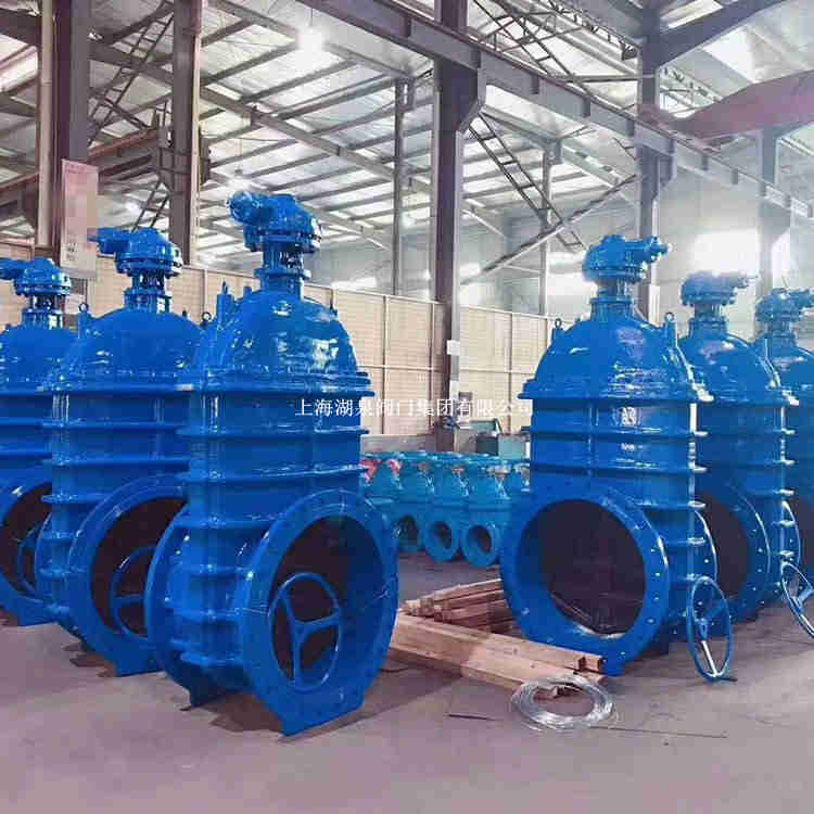 dn500大口徑軟密封電動閘閥