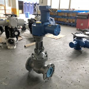 礦用電動閥門MKZ941H-40 DN150防爆（礦山、冶